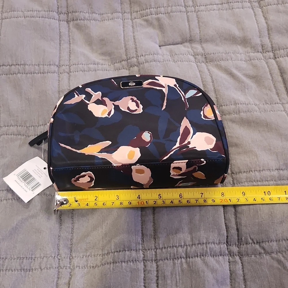 Kate Spade Black and Pink Floral Travel Bag